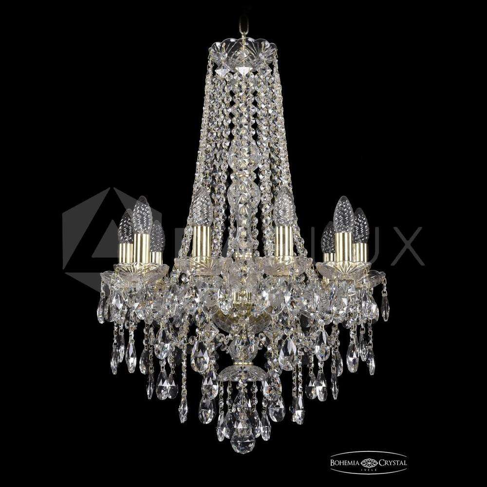 Люстра хрустальная 1415/10/165/h-70 G Bohemia Ivele Crystal