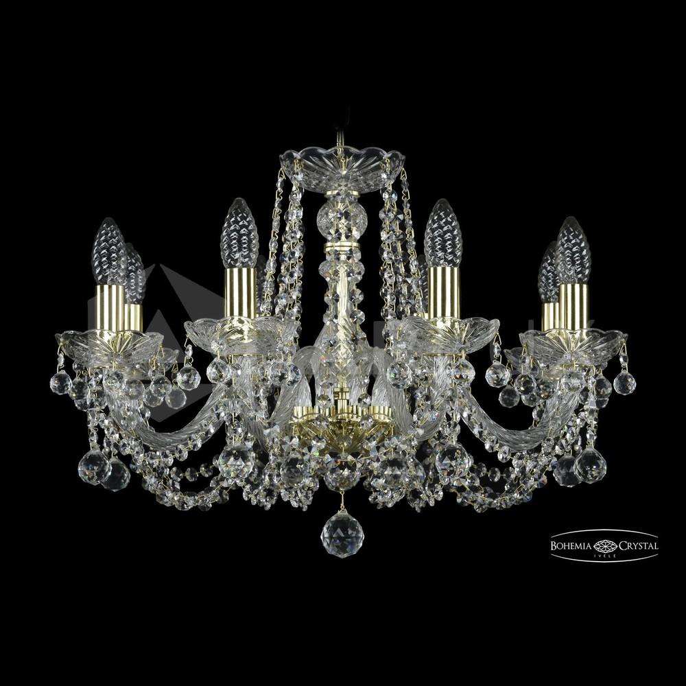 Люстра хрустальная 1402/8/195 G Balls Bohemia Ivele Crystal