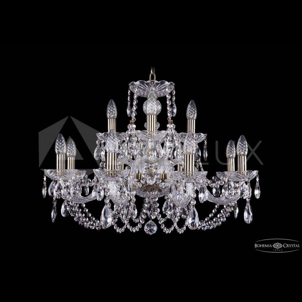 Люстра хрустальная 1406/8+4/240 Pa Bohemia Ivele Crystal
