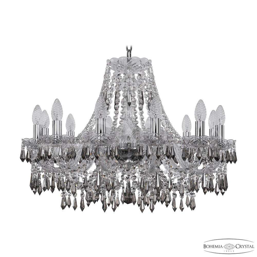 Люстра хрустальная 1403/12/240 Ni K731 Bohemia Ivele Crystal