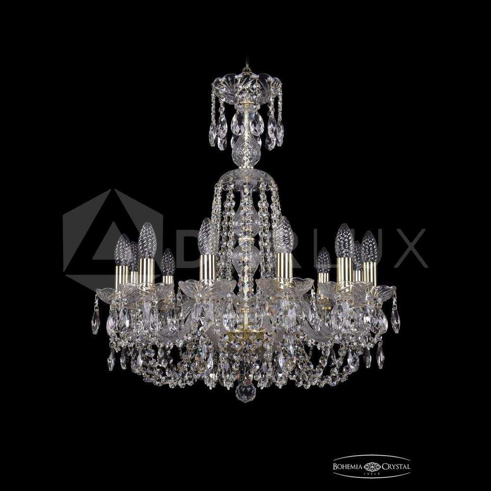 Люстра хрустальная 1402/12/195/XL-64 G Bohemia Ivele Crystal