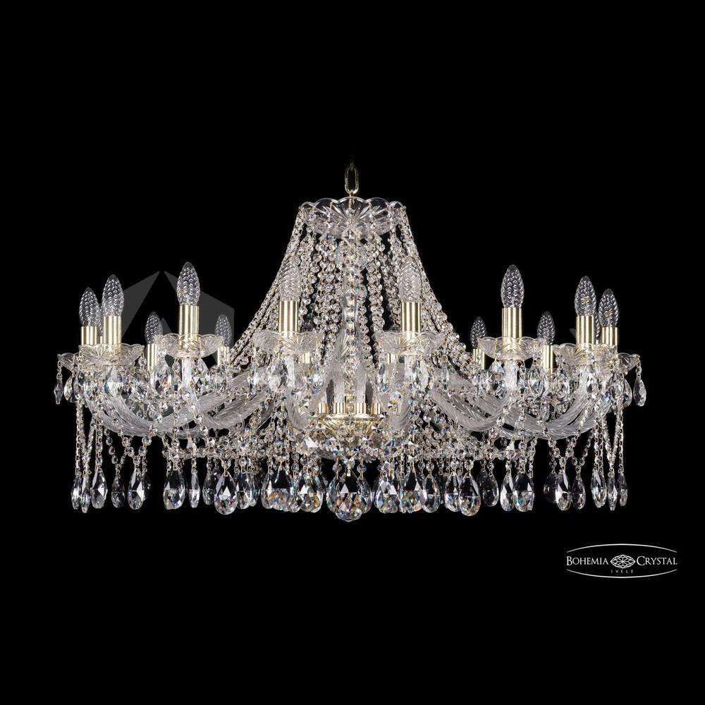 Люстра хрустальная 1413/16/360 G Bohemia Ivele Crystal