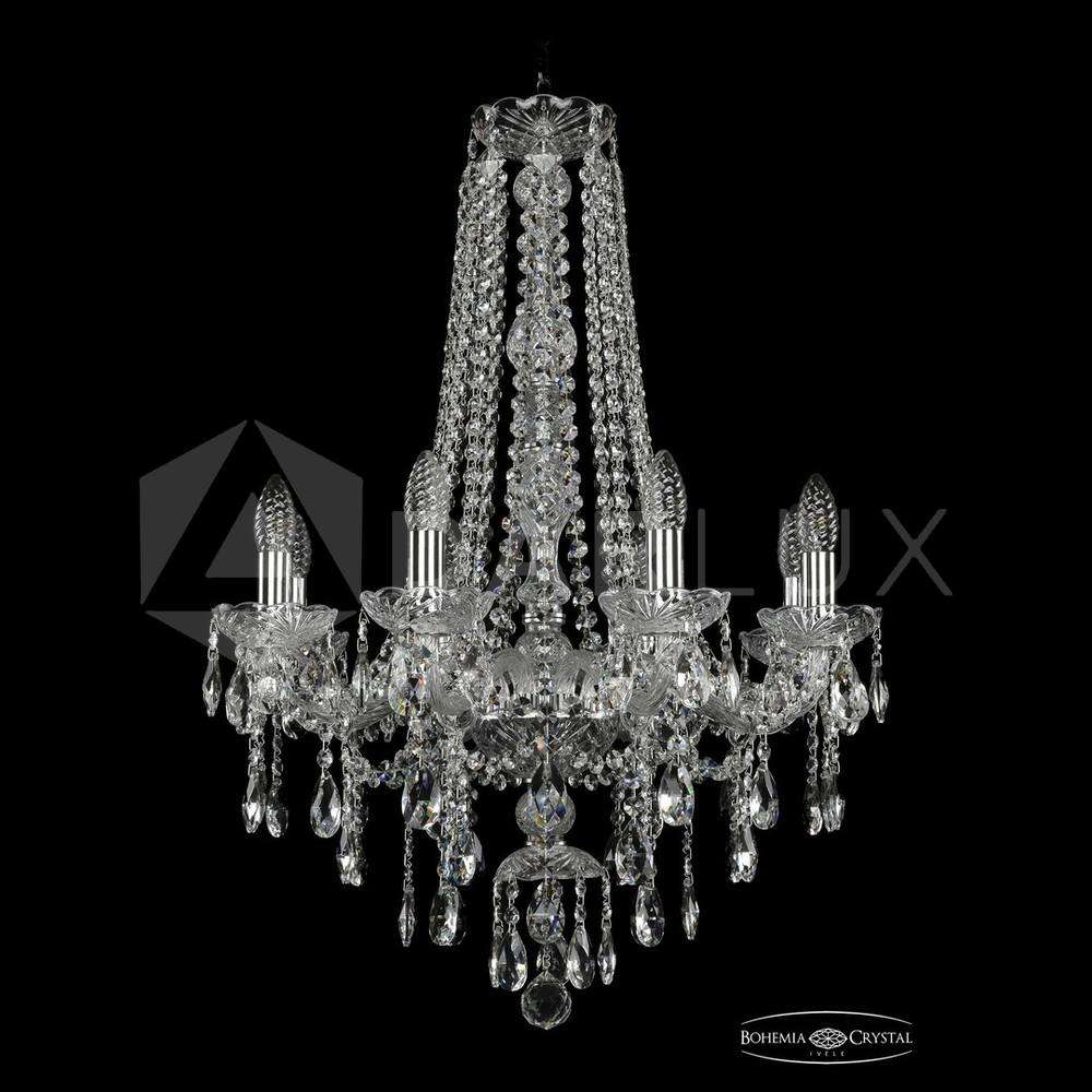 Люстра хрустальная 1415/8/200v/h-76 Ni Bohemia Ivele Crystal