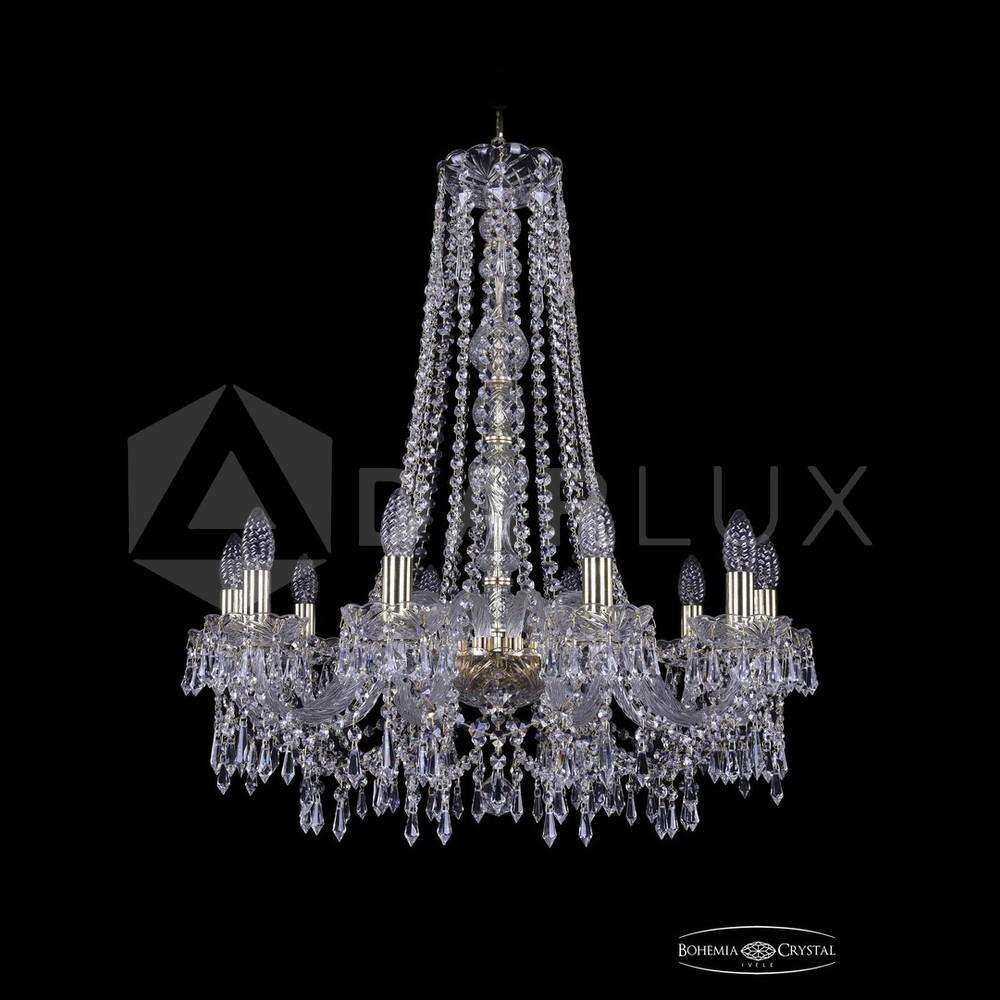 Люстра хрустальная 1403/10/240/h-76 G Bohemia Ivele Crystal