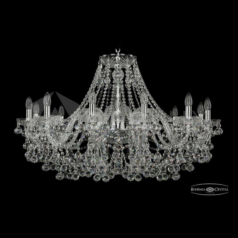 Люстра хрустальная 1409/12/360 Ni Bohemia Ivele Crystal