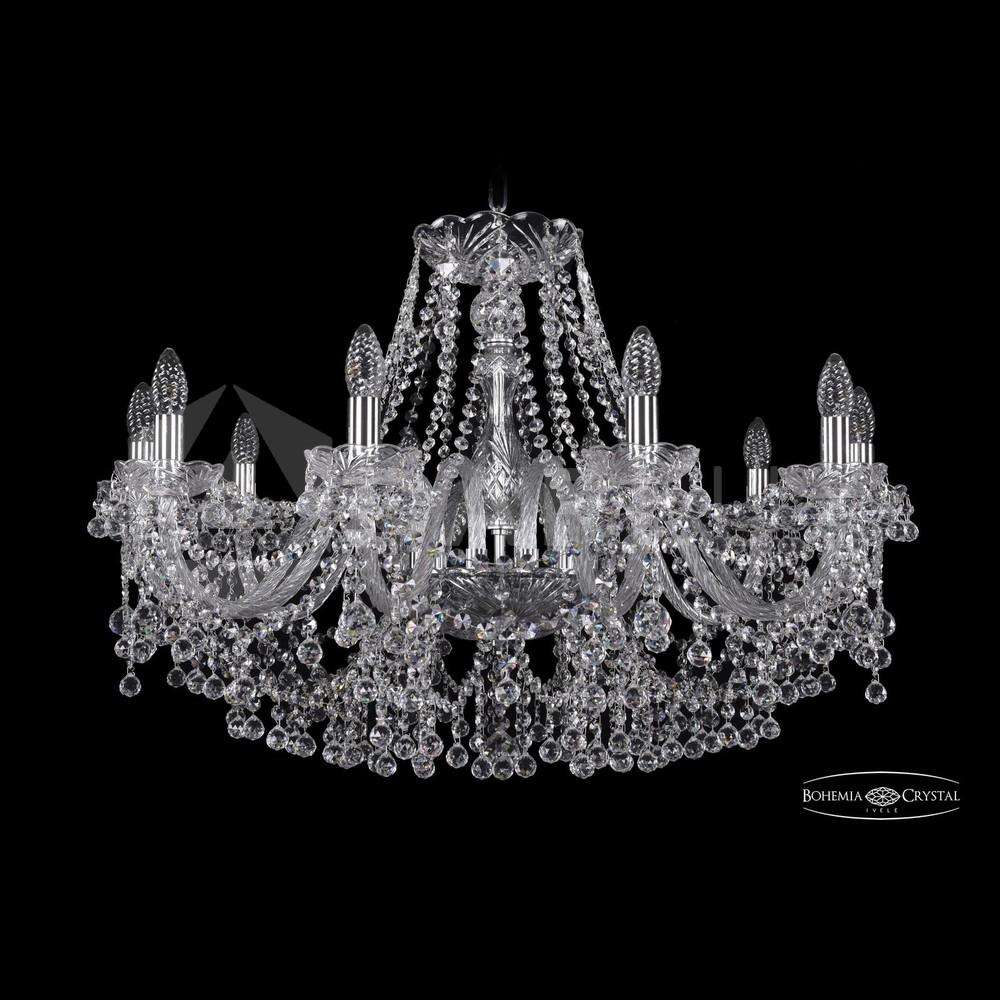 Люстра хрустальная 1409/10/300 Ni Bohemia Ivele Crystal