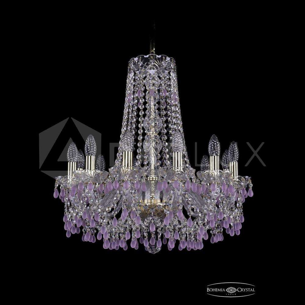 Люстра хрустальная 1410/12/195/h-60 G V7010 Bohemia Ivele Crystal