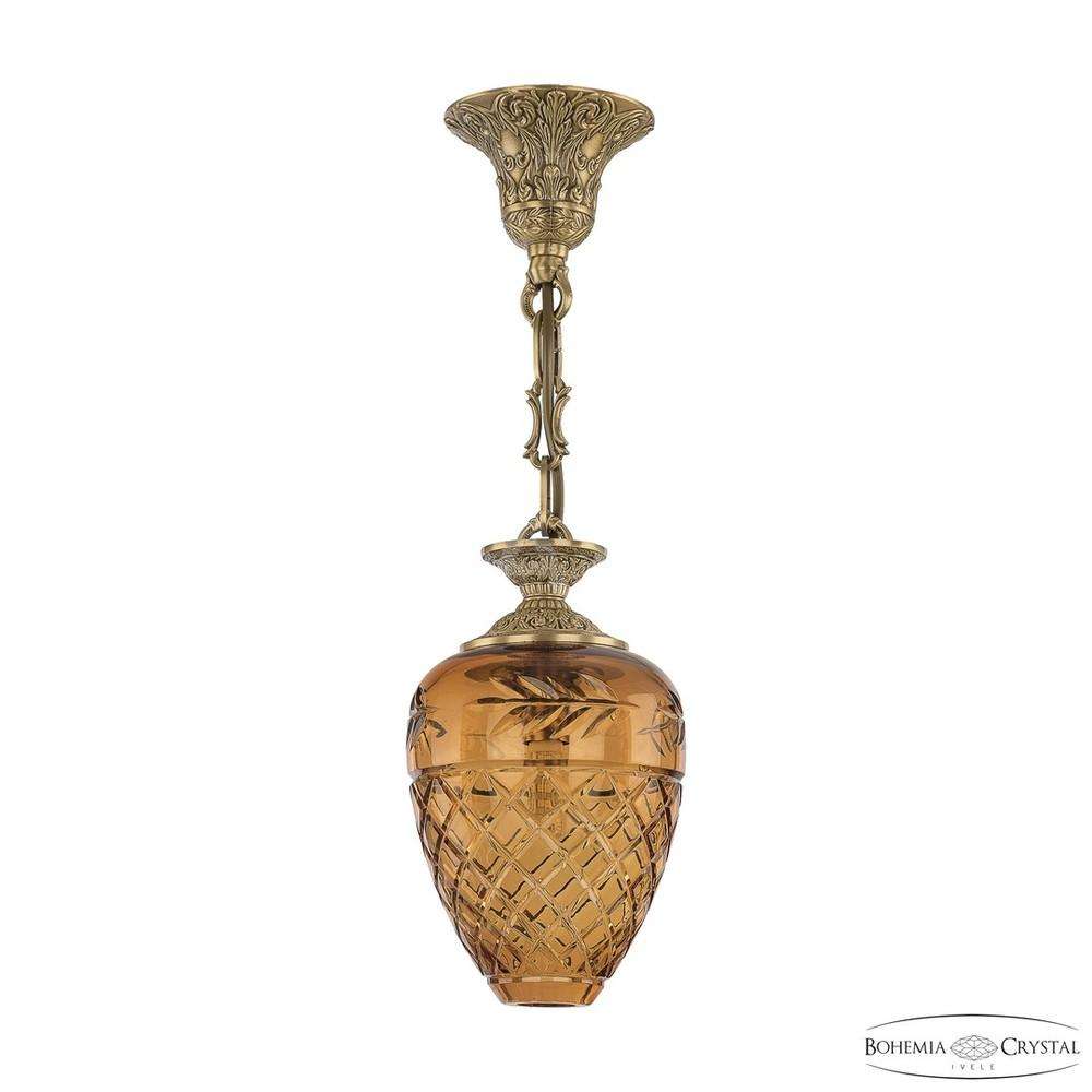 Люстра бронзовая 7003P/13 FP Amber/H-1B Bohemia Ivele Crystal