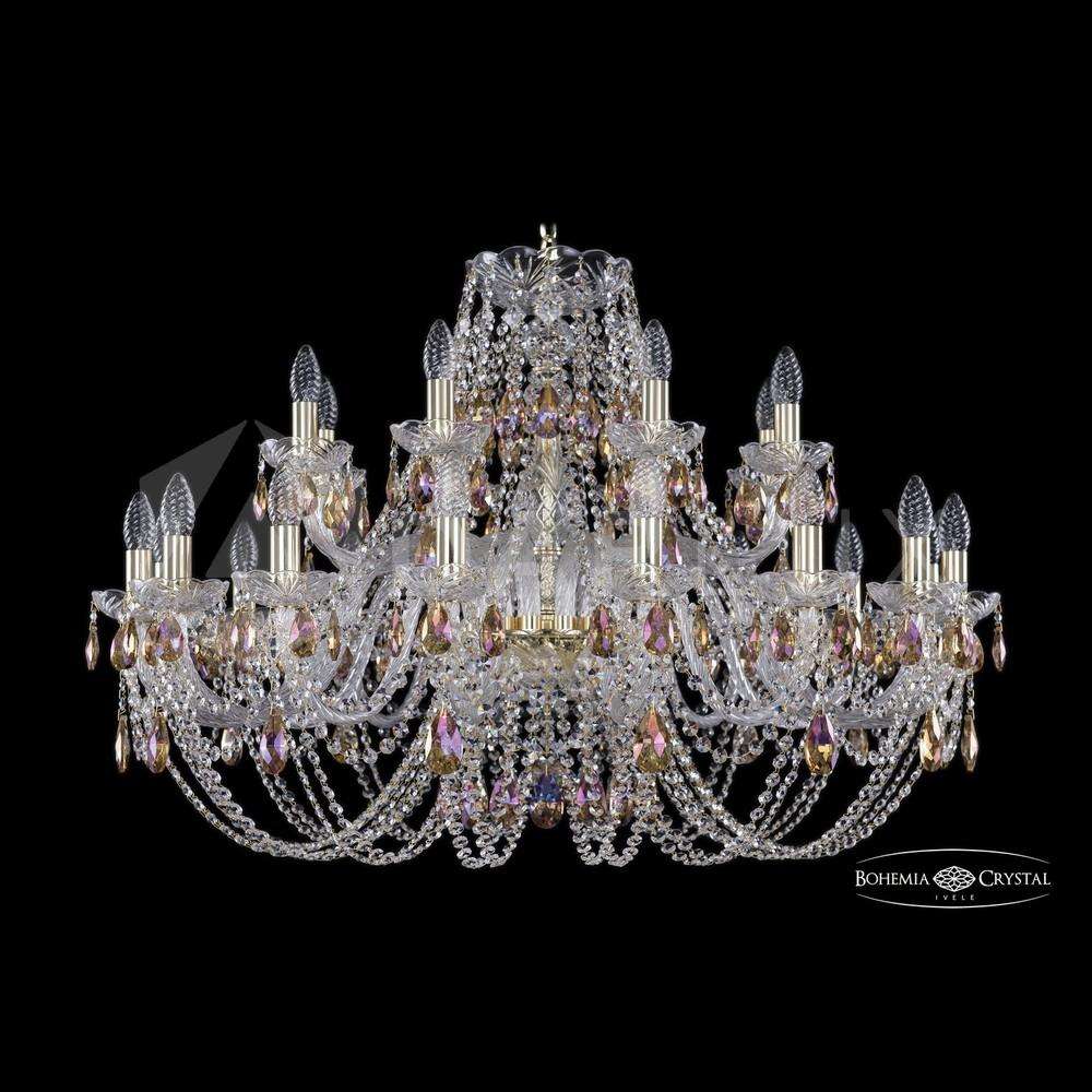 Люстра хрустальная 1406/16+8/360 G K777 Bohemia Ivele Crystal