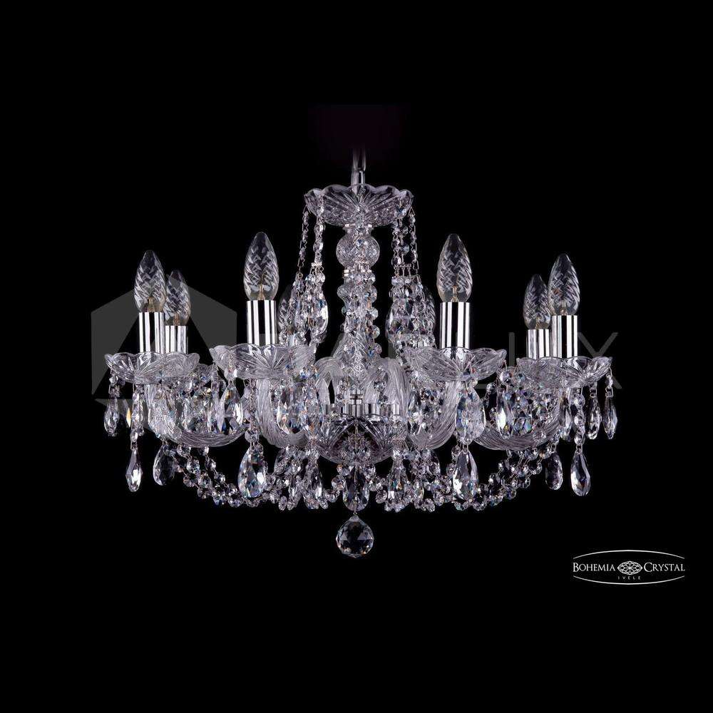 Люстра хрустальная 1406/8/195 Ni Bohemia Ivele Crystal