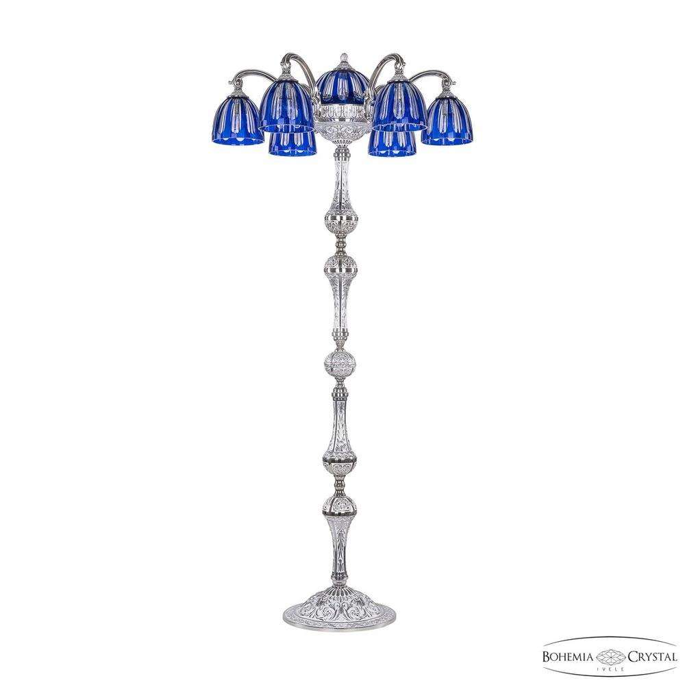 Торшер бронзовый 72009TP/6/175 NW P1 D Clear-Blue/H-1H Bohemia Ivele Crystal