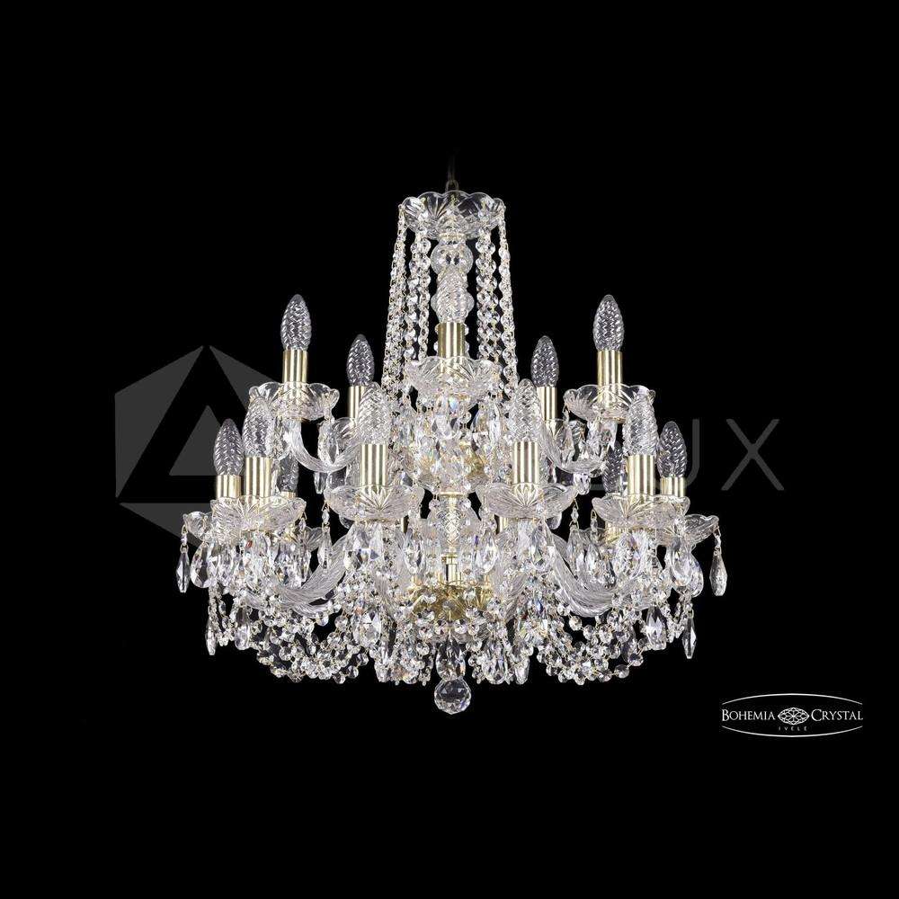 Люстра хрустальная 1402/10+5/195/2d G Bohemia Ivele Crystal