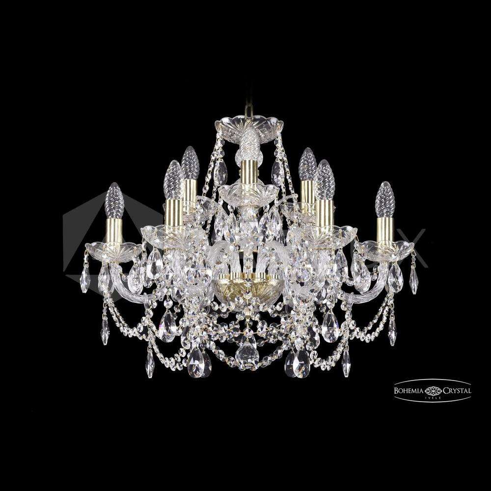 Люстра хрустальная 1411/6+3/195 G Bohemia Ivele Crystal