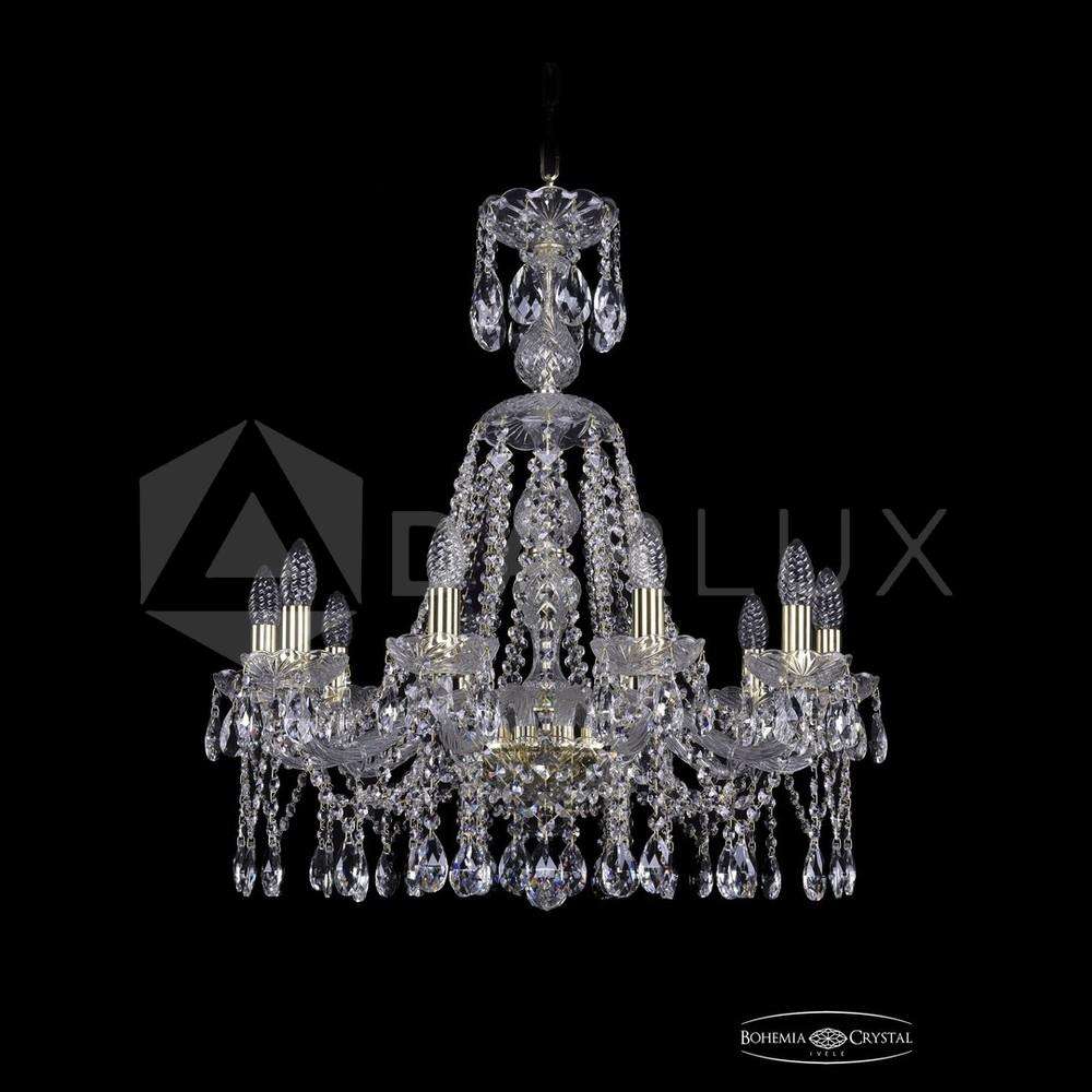 Люстра хрустальная 1413/10/220/XL-72 G Bohemia Ivele Crystal