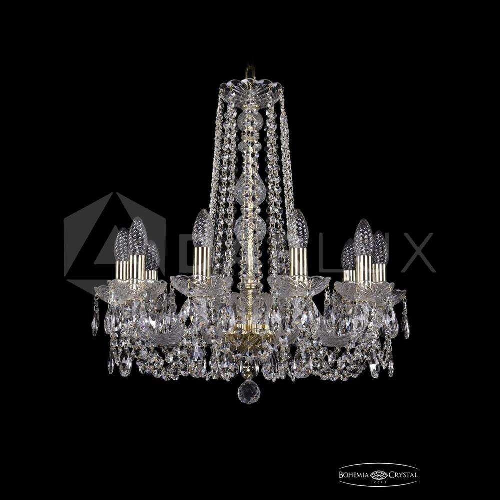 Люстра хрустальная 1402/10/195/h-58 G Bohemia Ivele Crystal