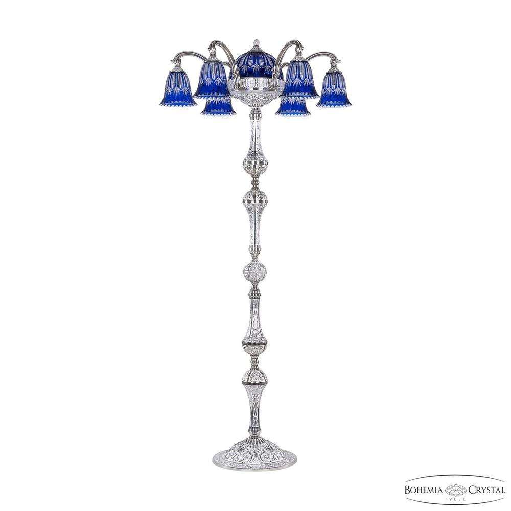 Торшер бронзовый 72009TP/6/175 NW P2 D Clear-Blue/H-1I Bohemia Ivele Crystal