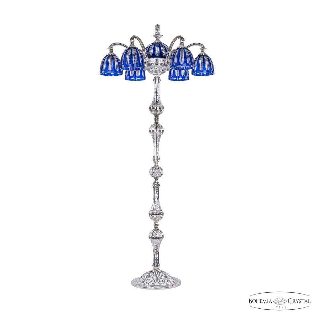 Торшер бронзовый 72009TP/6/175 NW P1 D Clear-Blue/H-1H FL2S Bohemia Ivele Crystal