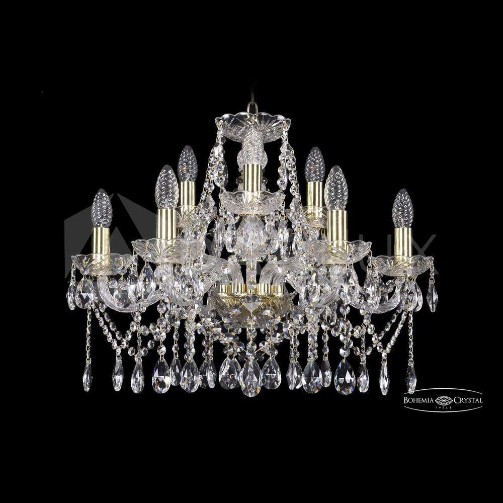 Люстра хрустальная 1413/6+3/200 G Bohemia Ivele Crystal