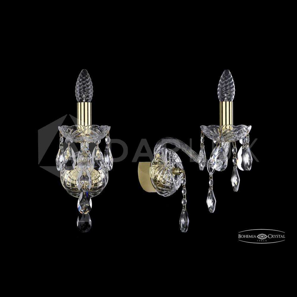 Бра хрустальные 1415B/1/165 G Bohemia Ivele Crystal