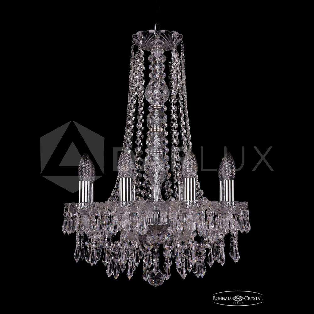 Люстра хрустальная 1403/8/141v/h-59 Ni Bohemia Ivele Crystal