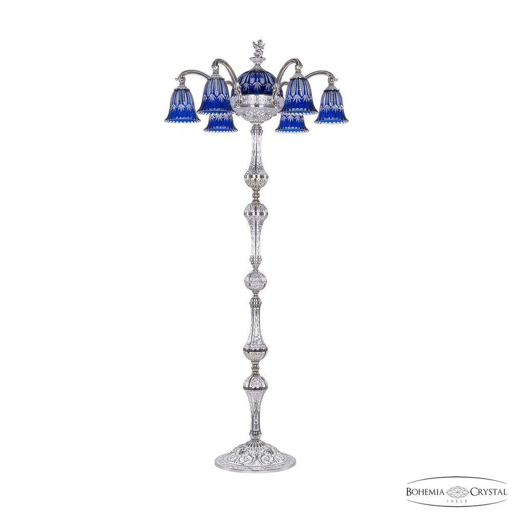 Торшер бронзовый 72009TP/6/175 NW P2 D Clear-Blue/H-1I FA1S Bohemia Ivele Crystal