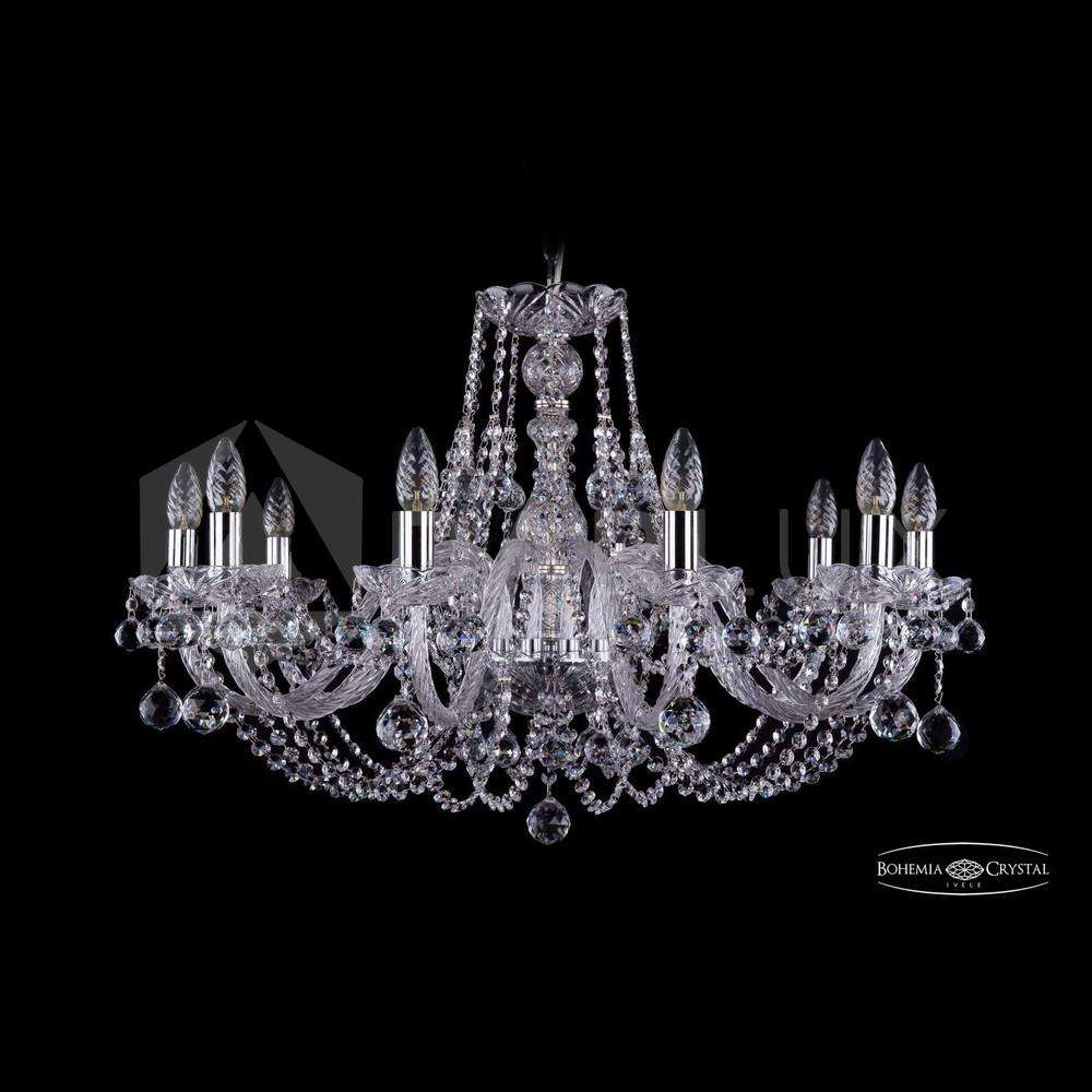 Люстра хрустальная 1406/10/300 Ni Balls Bohemia Ivele Crystal