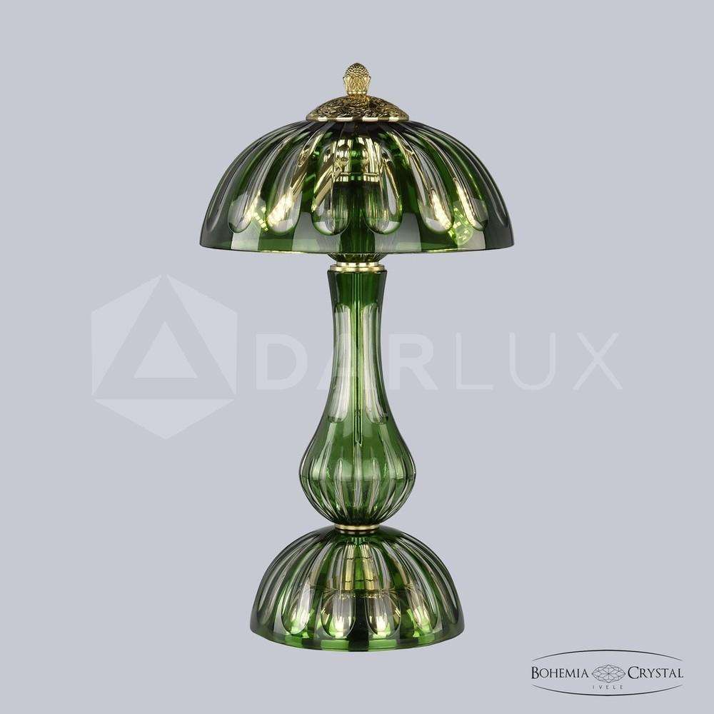 Хрустальная лампа 1370L/3/25 G Clear-Green/H-1H Bohemia Ivele Crystal