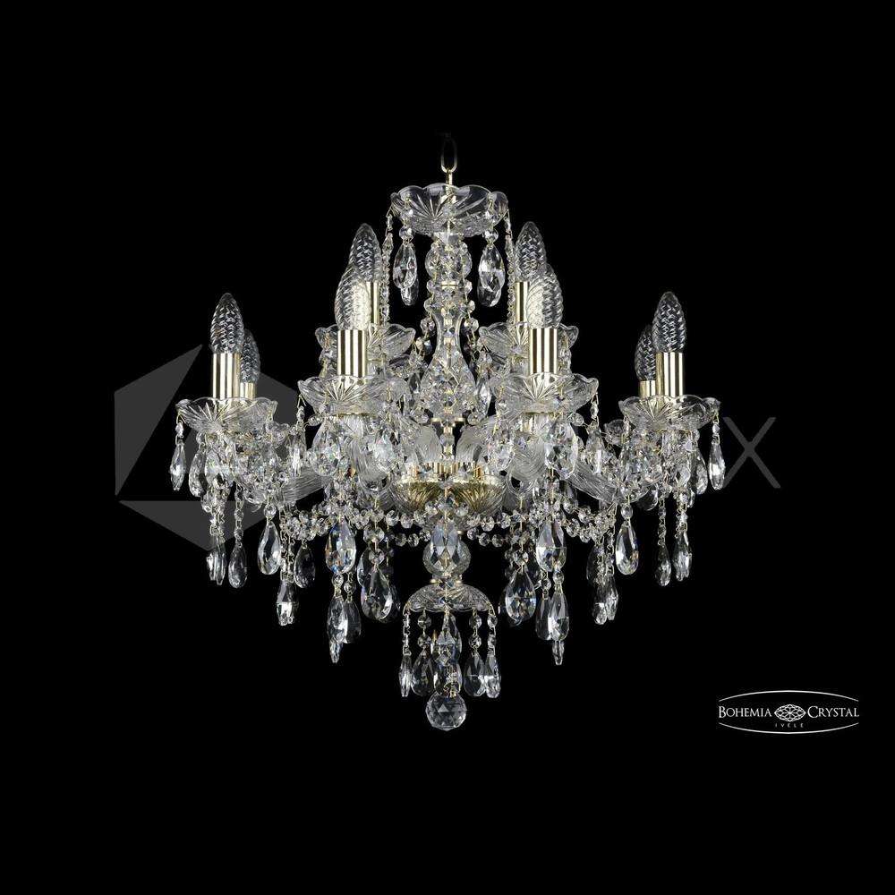 Люстра хрустальная 1415/8+4/200 G Bohemia Ivele Crystal
