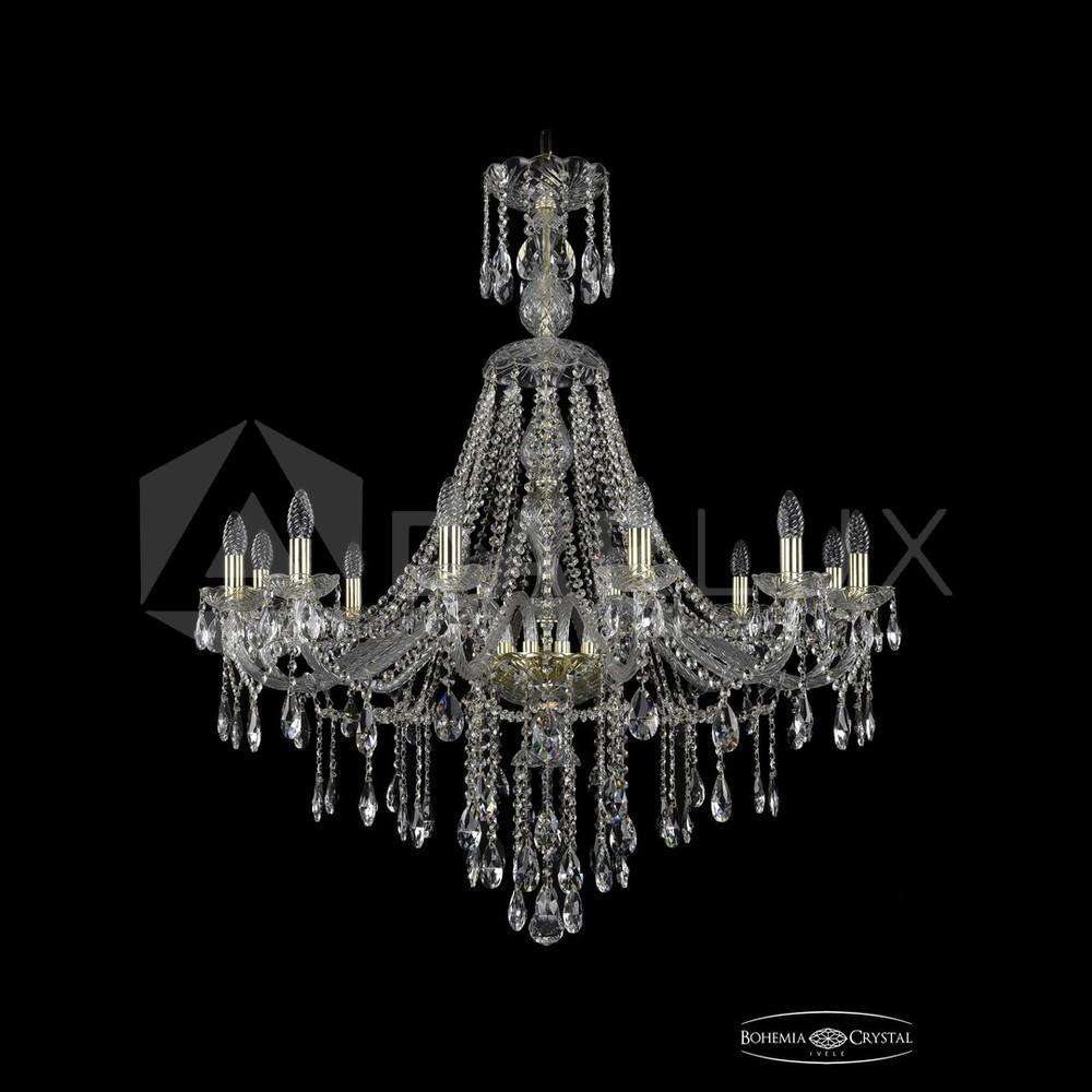 Люстра хрустальная 1415/12/360/XL-113 G Bohemia Ivele Crystal
