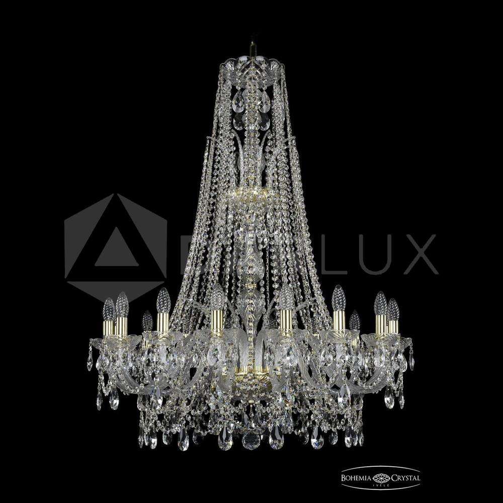Люстра хрустальная 1411/16/300/XL-108 G Bohemia Ivele Crystal