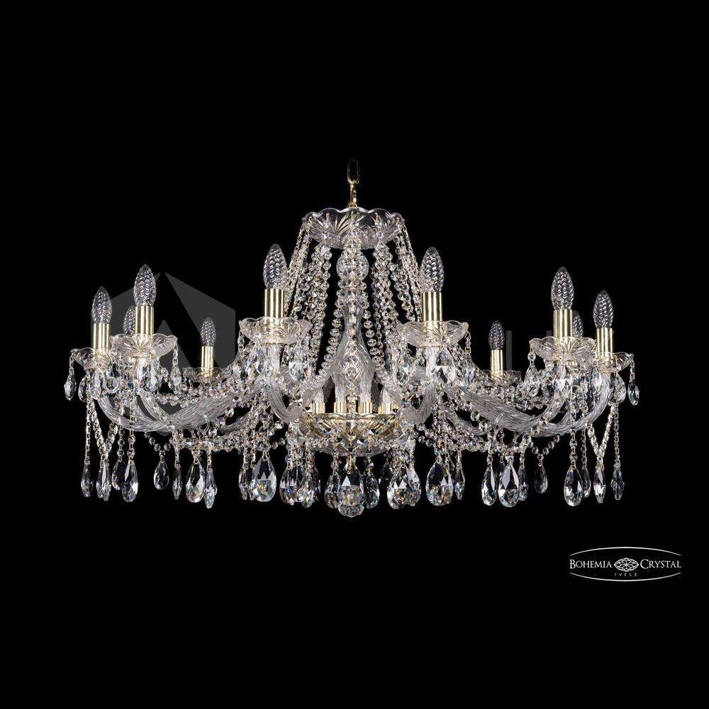 Люстра хрустальная 1413/12/360 G Bohemia Ivele Crystal