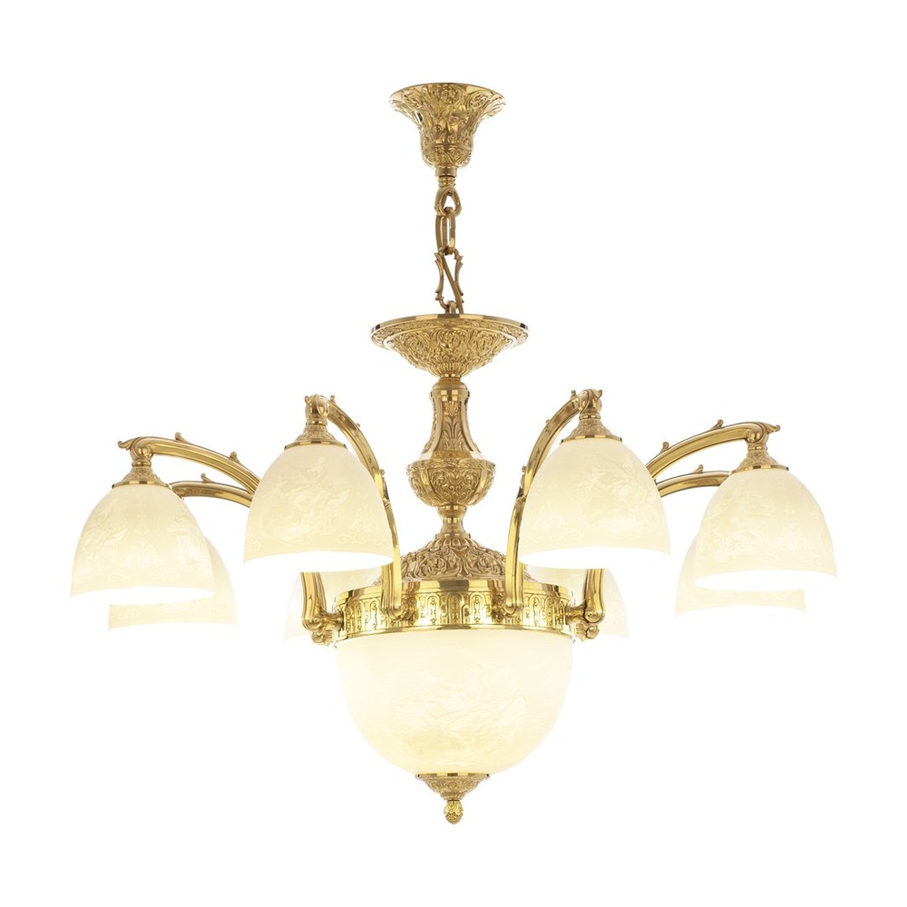 Люстра бронзовая 72211P/8/210 G P1 D Pair Bohemia Ivele Crystal