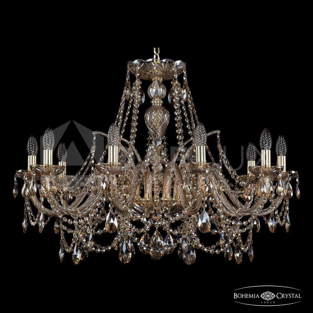 Люстра хрустальная 1411/10/300 G M721 Bohemia Ivele Crystal