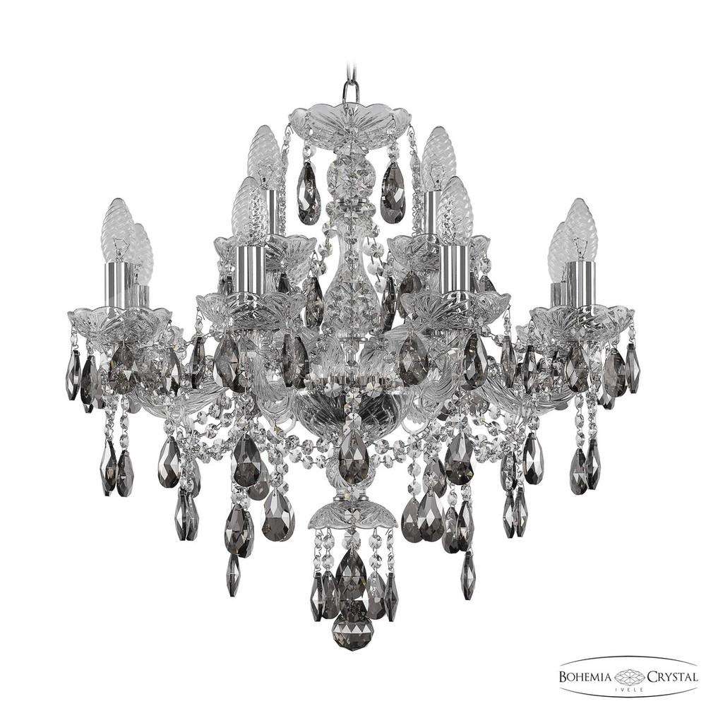 Люстра хрустальная 1415/8+4/200 Ni K731 Bohemia Ivele Crystal