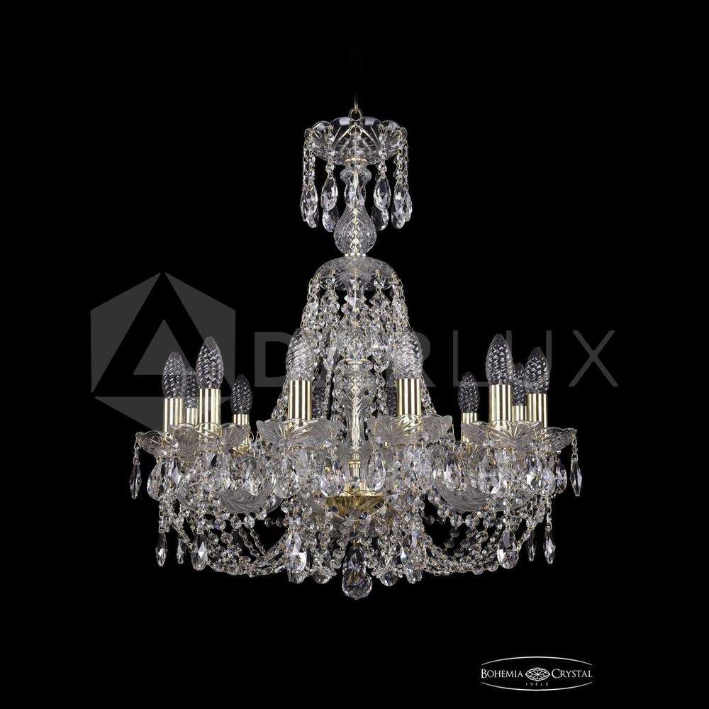 Люстра хрустальная 1406/12/195/XL-64 G Bohemia Ivele Crystal