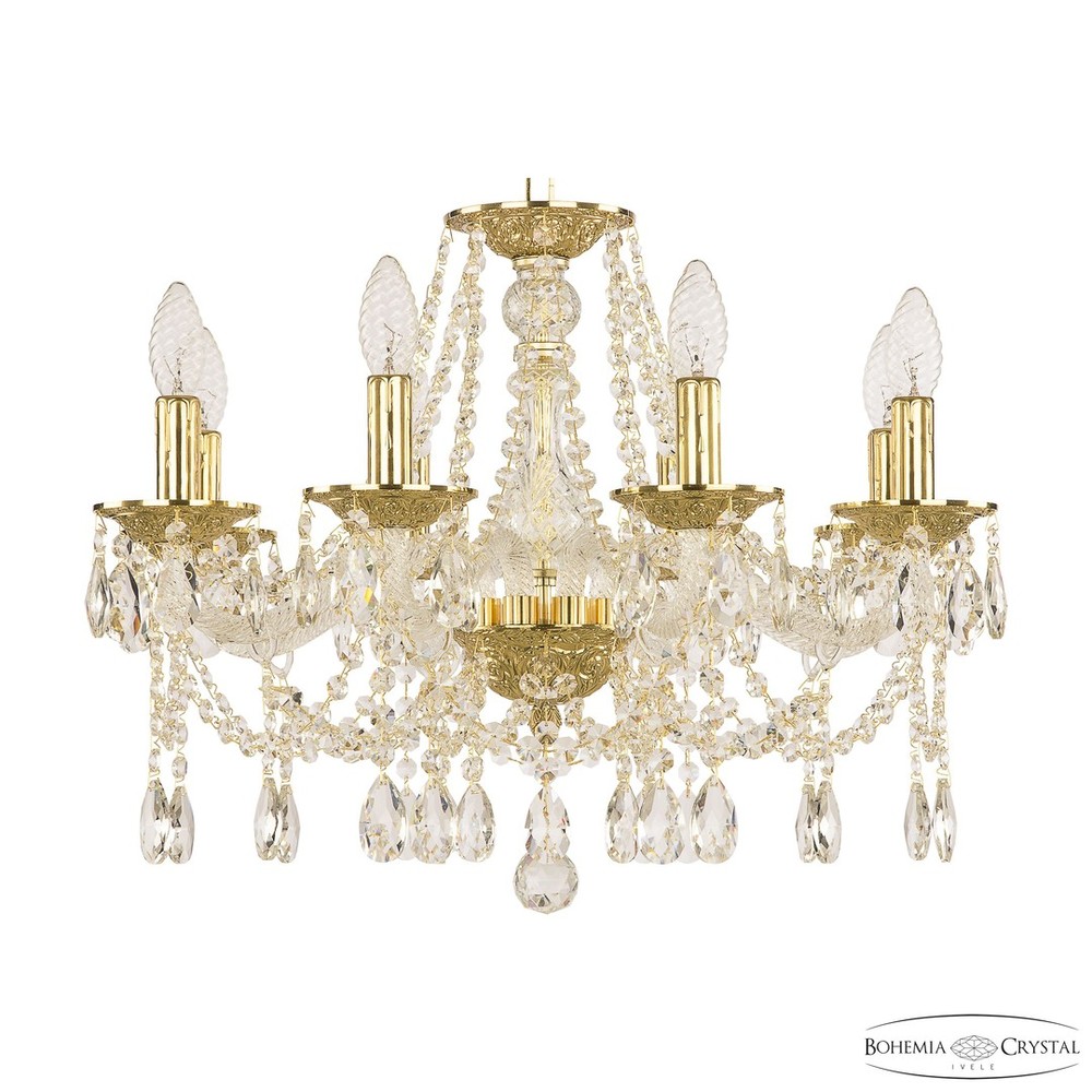 Люстра хрустальная 1607/8/200 G Bohemia Ivele Crystal