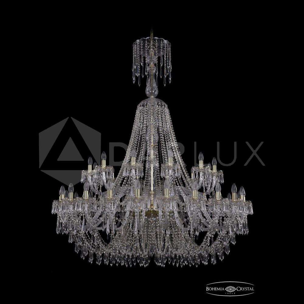 Люстра хрустальная 1403/24+12/530/XL-160 G Bohemia Ivele Crystal