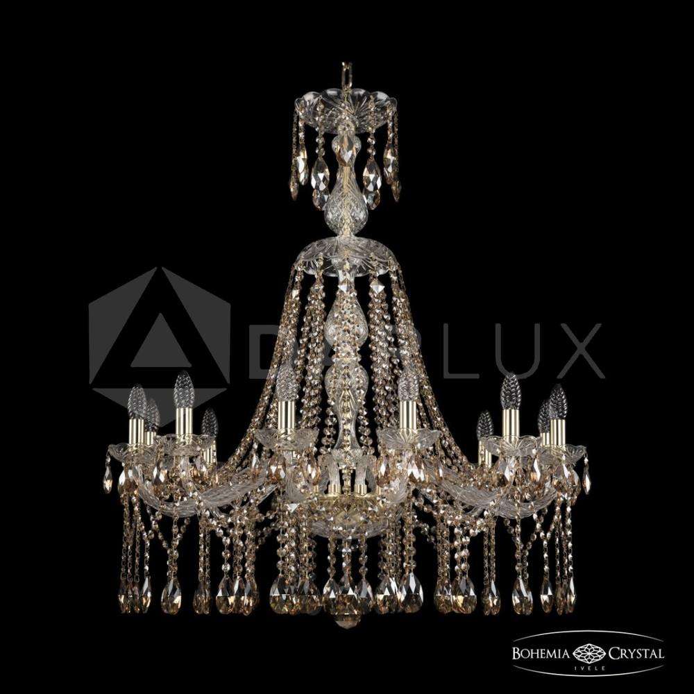 Люстра хрустальная 1413/12/300/XL-91 G R721 Bohemia Ivele Crystal