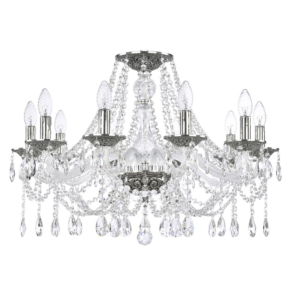 Люстра хрустальная 1607/10/240 NB Bohemia Ivele Crystal
