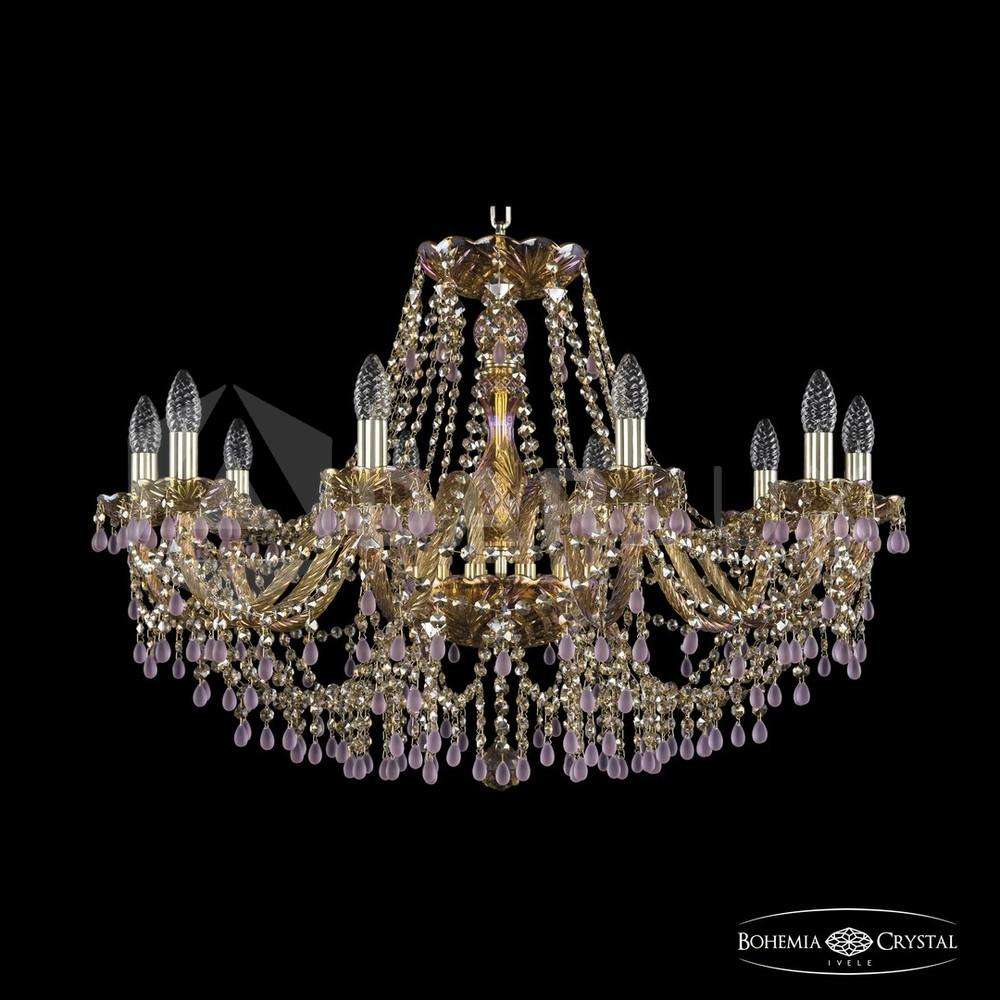 Люстра хрустальная 1410/10/300 G V7010 M777 Bohemia Ivele Crystal