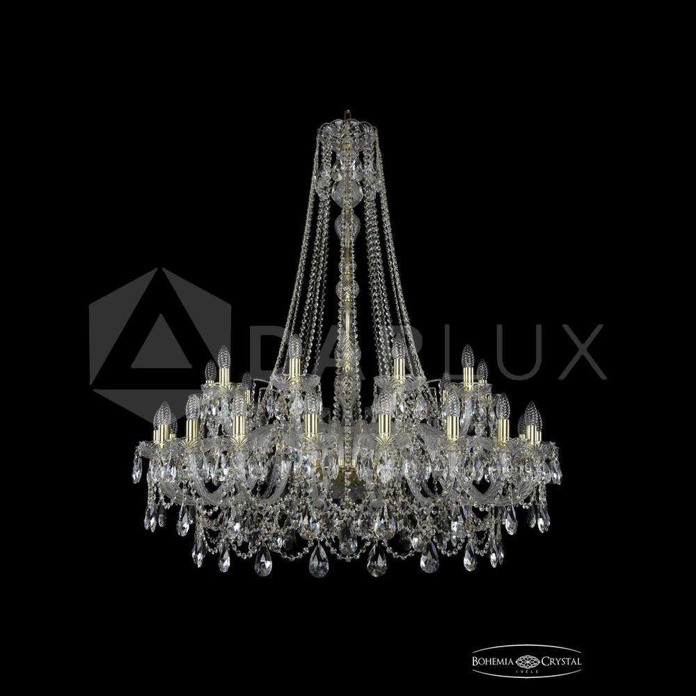 Люстра хрустальная 1411/20+10/400/h-130 G Bohemia Ivele Crystal