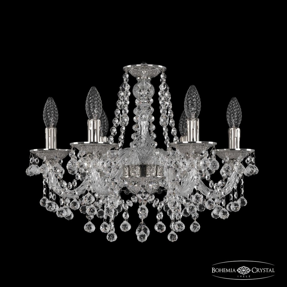 Люстра хрустальная 16109/6/165 Ni Bohemia Ivele Crystal
