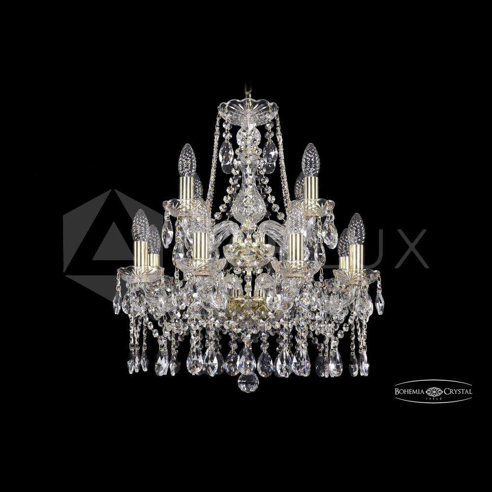 Люстра хрустальная 1413/8+4/165/2d G Bohemia Ivele Crystal