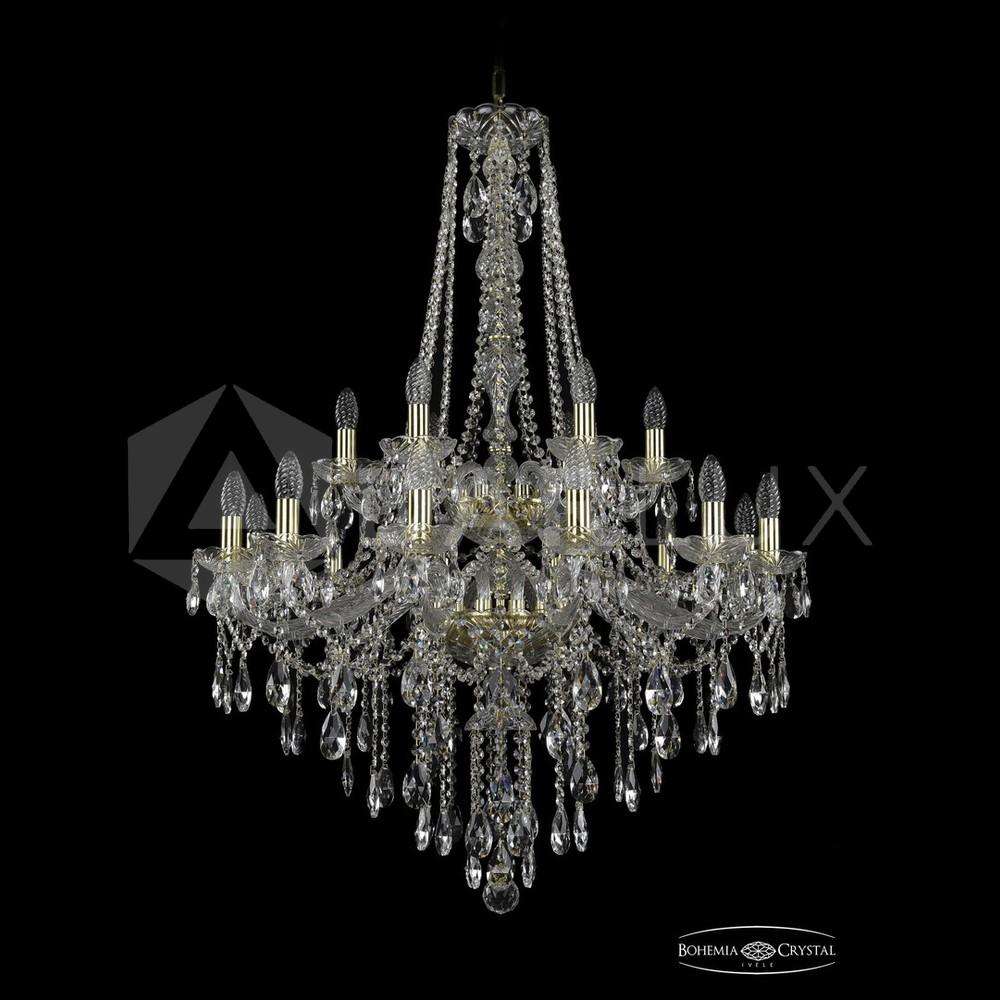 Люстра хрустальная 1415/12+6/300v/h-112/2d G Bohemia Ivele Crystal