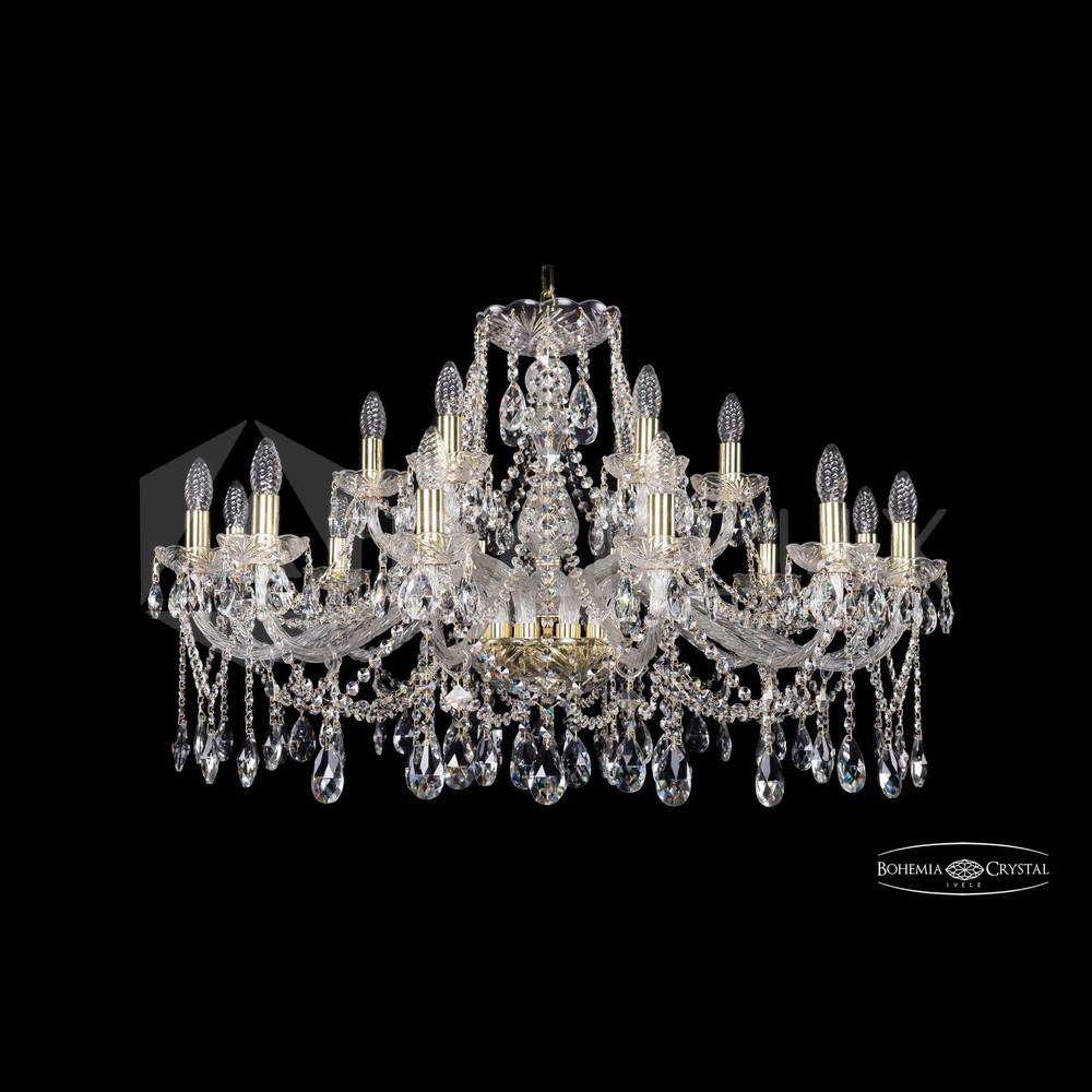 Люстра хрустальная 1413/12+6/360v G Bohemia Ivele Crystal