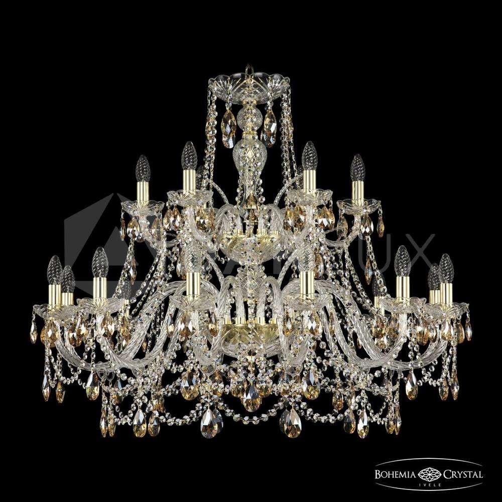Люстра хрустальная 1411/12+6/360/2d G K721 Bohemia Ivele Crystal