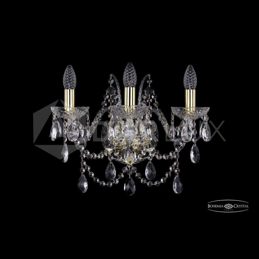 Бра хрустальный 1411B/3/160v G Bohemia Ivele Crystal