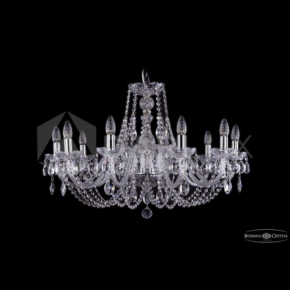 Люстра хрустальная 1406/10/300 Ni Bohemia Ivele Crystal