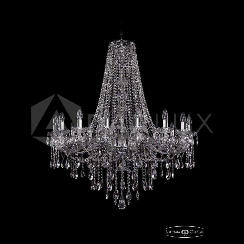 Люстра хрустальная 1415/16/360/h-112 Ni Bohemia Ivele Crystal