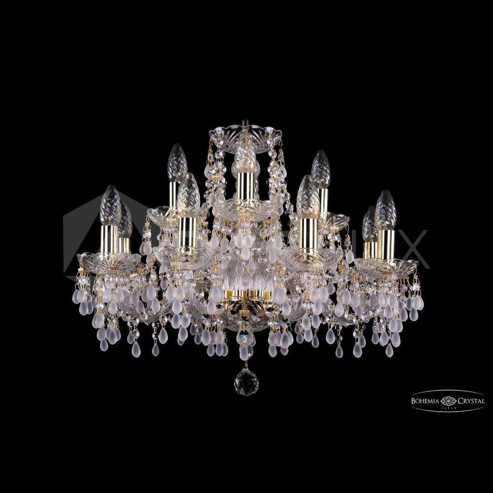 Люстра хрустальная 1410/8+4/195 G V0300 Bohemia Ivele Crystal